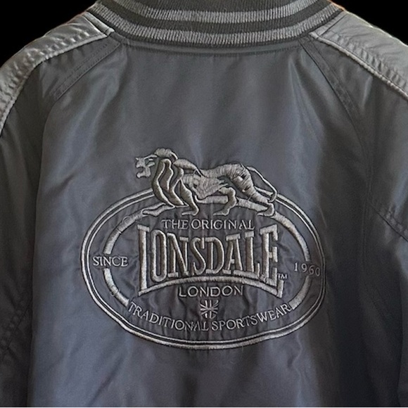 EUC Vintage? Lonsdale College / Varsity Jacket with White Quilted Lining - Picture 1 of 11
